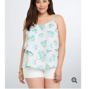 Torrid size 2, double layer tank